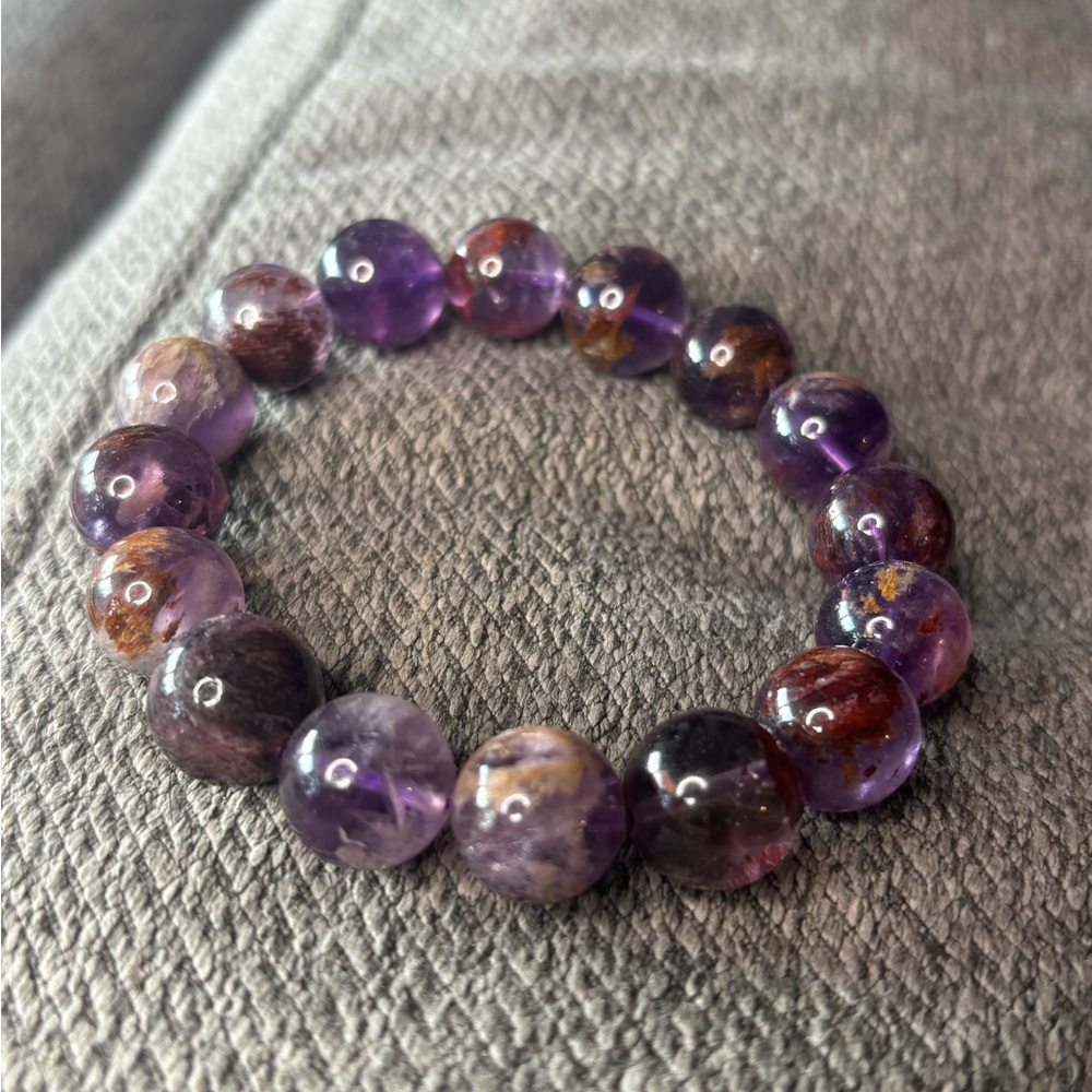 Amethyst Beaded Bracelet